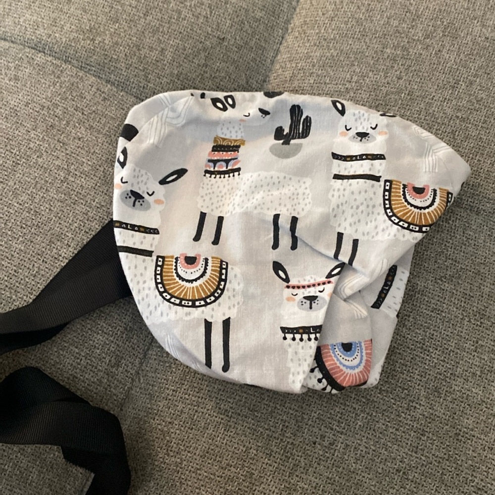 Llama ponytail scrub cap